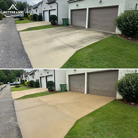 Driveway Cleaning for Oil, Tire Marks, Algae, and Red Clay: What Works Best?