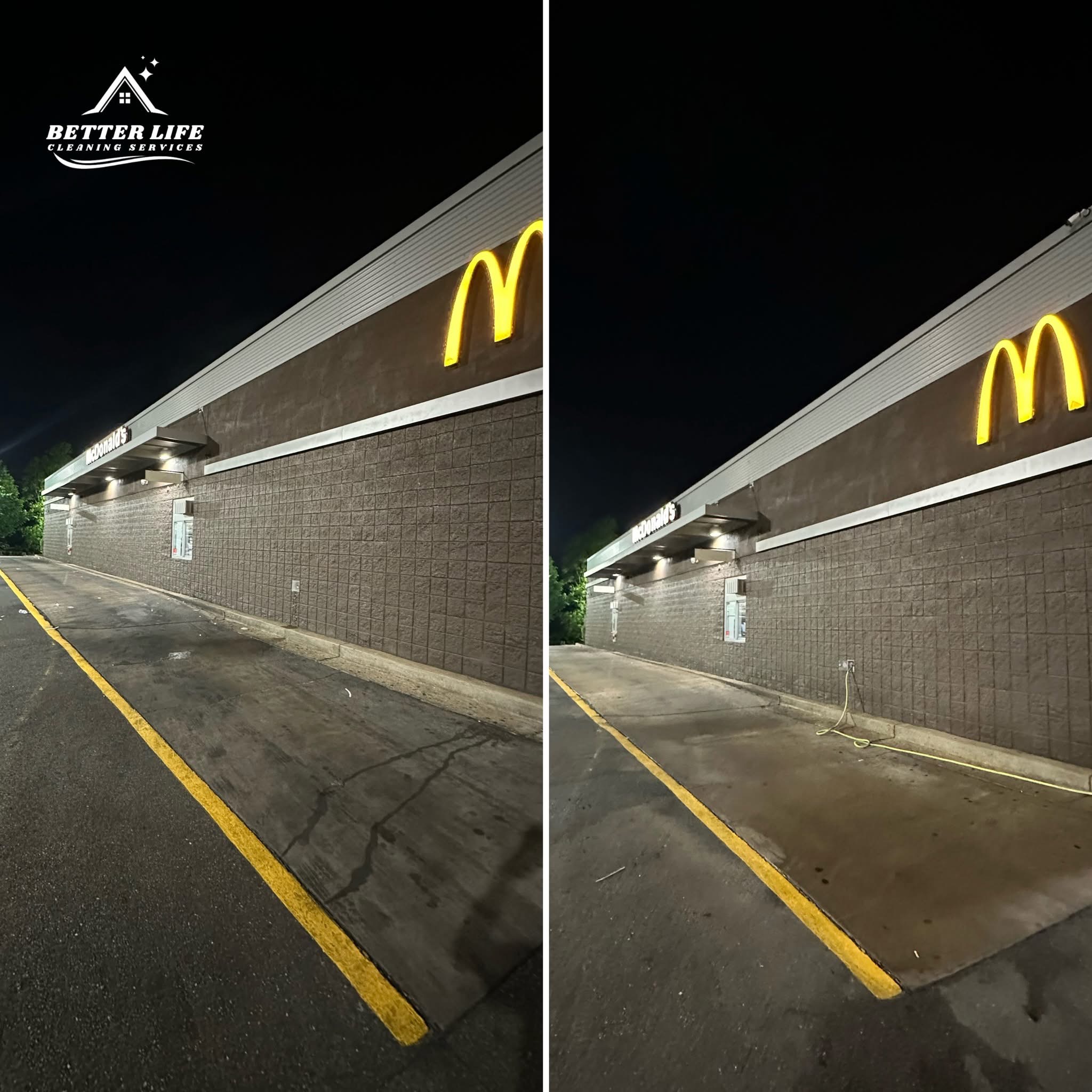 McDonald’s Concrete and Dumpster Cleaning in Montgomery, AL