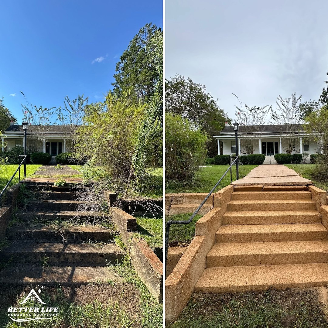 Pre-Listing House Wash, Concrete and Deck Cleaning