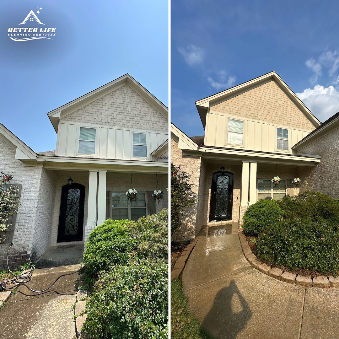Residential House Washing & Driveway Pressure Washing in Montgomery, AL