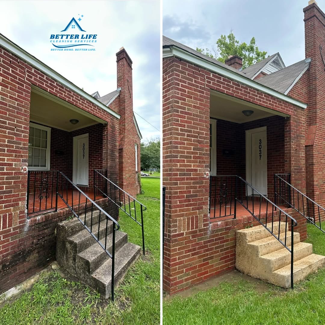 Triplex Building Wash and Concrete Pressure Washing in Montgomery, AL